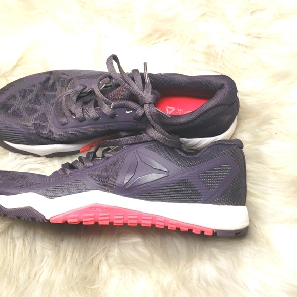 Reebok ROS Workout TR 2.0 Cross Trainer Smoky Volcano/White/Pink 5.5 - Picture 13 of 15